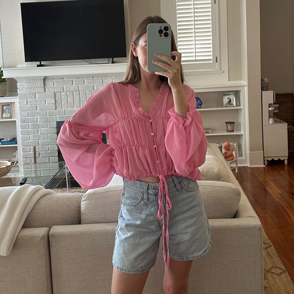 SNDYS Bali pink top from Revolve
